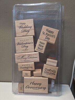 All Year Cheer III Sentiments  Stampin Up rubber stamp set